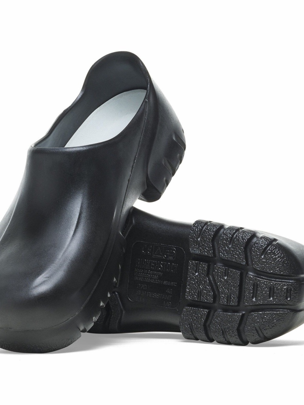 A640 Steel Toe Black Slip-On Work‎ Clogs